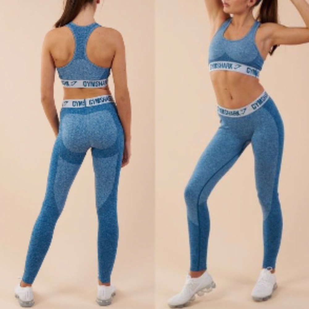 GYMSHARK flex leggings- blue